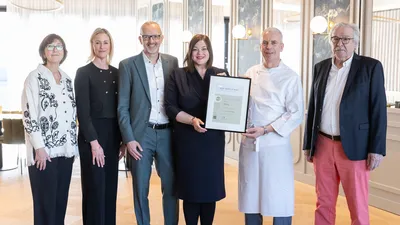 Überreichung Bio-Gold-Zertifizierung Überreichung Bio-Gold-Zertifizierung